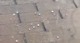 Hail falls on Washington DC in middle of summer heat wave